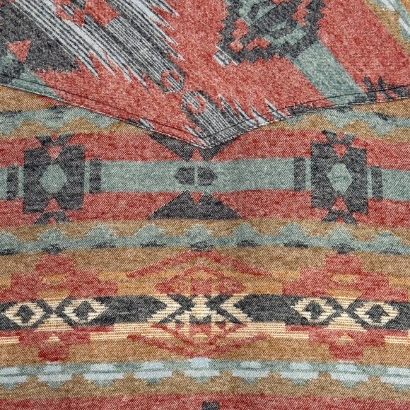 CODY JAMES MEN'S SPOKANE SOUTHWESTERN PRINT SHERPA SHACKET WESTERN RODEO LARGE - Picture 11 of 12